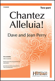 Chantez Alleluia! Two-Part choral sheet music cover Thumbnail